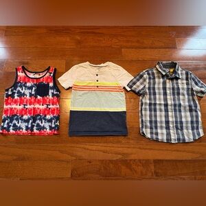 3 Boys Size 5T Summer Shirts